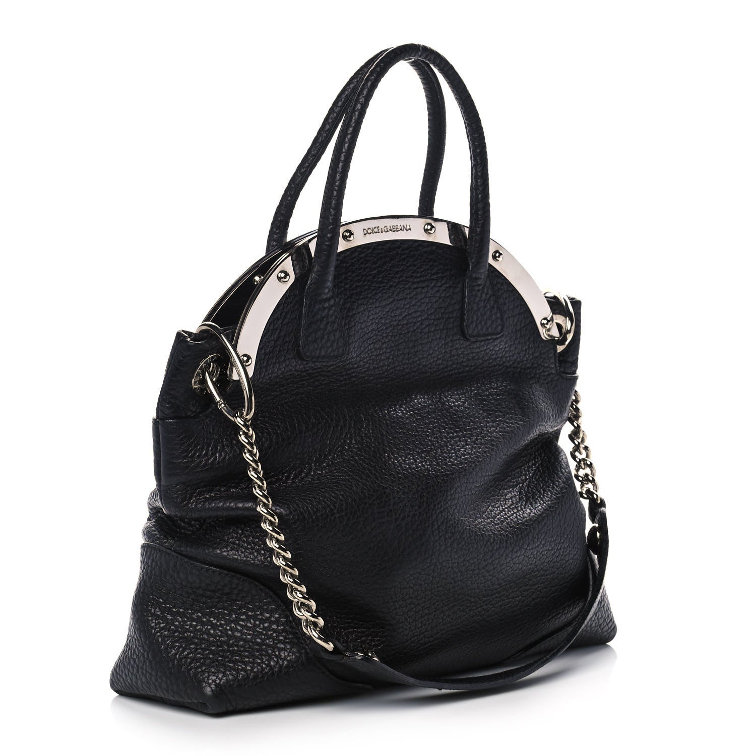 Dolce & Gabbana Calfskin Miss Camp Shoulder Bag Black 5 of 11