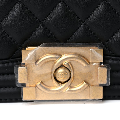 Chanel Calfskin Quilted New Medium Boy Flap Black 13 of 14