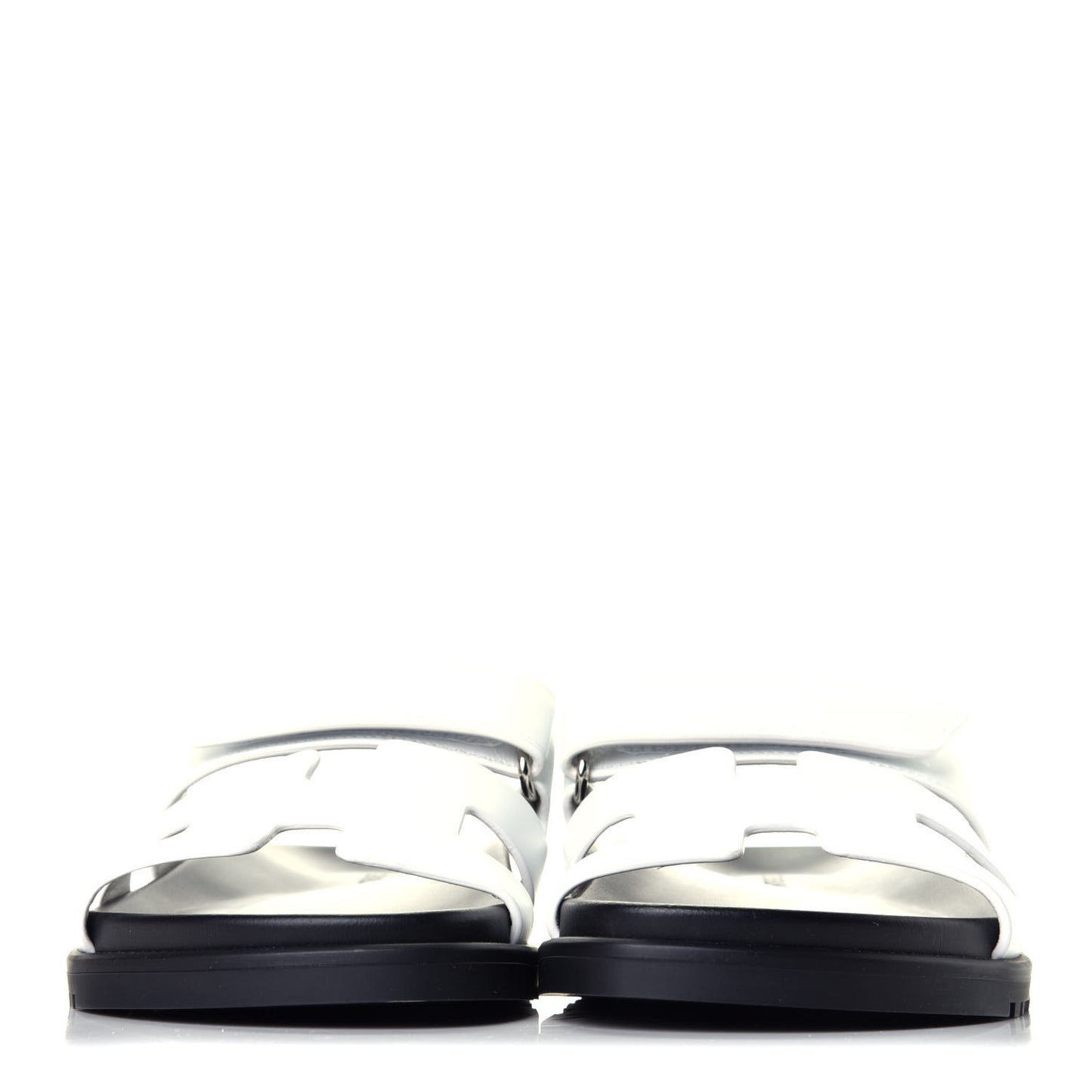 Calfskin Womens Chypre Sandals 36 White