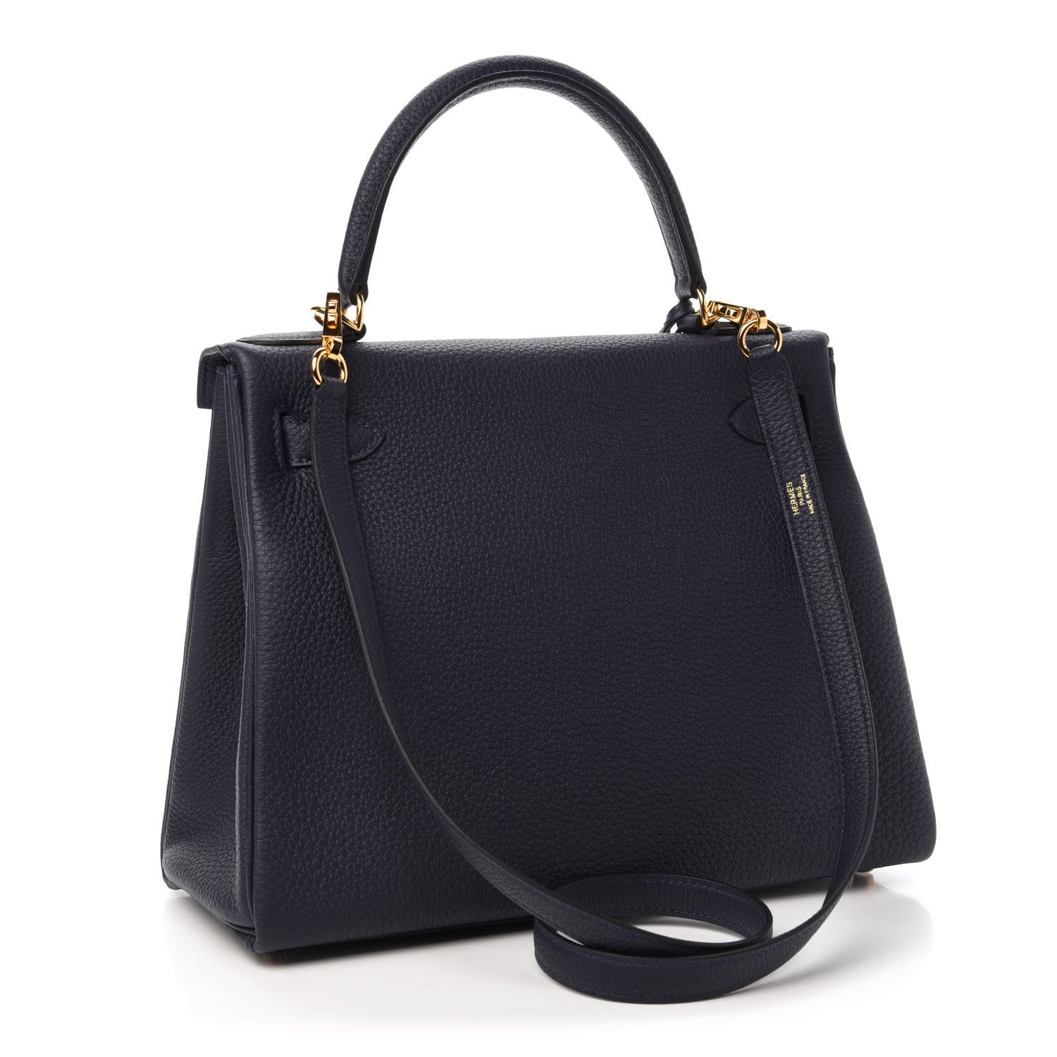 Hermes Togo Kelly Retourne 28 Bleu Nuit 3 of 12