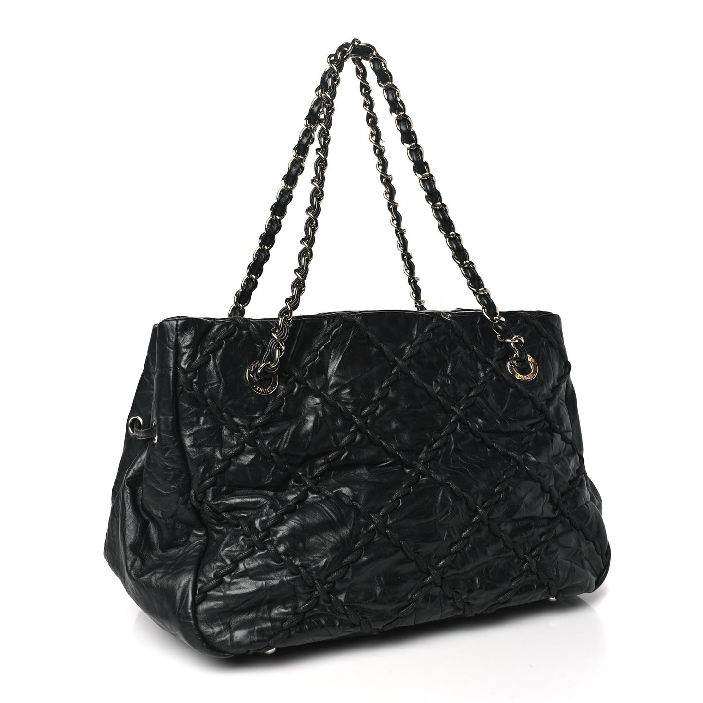 Calfskin Ultra Stitch Tote Black