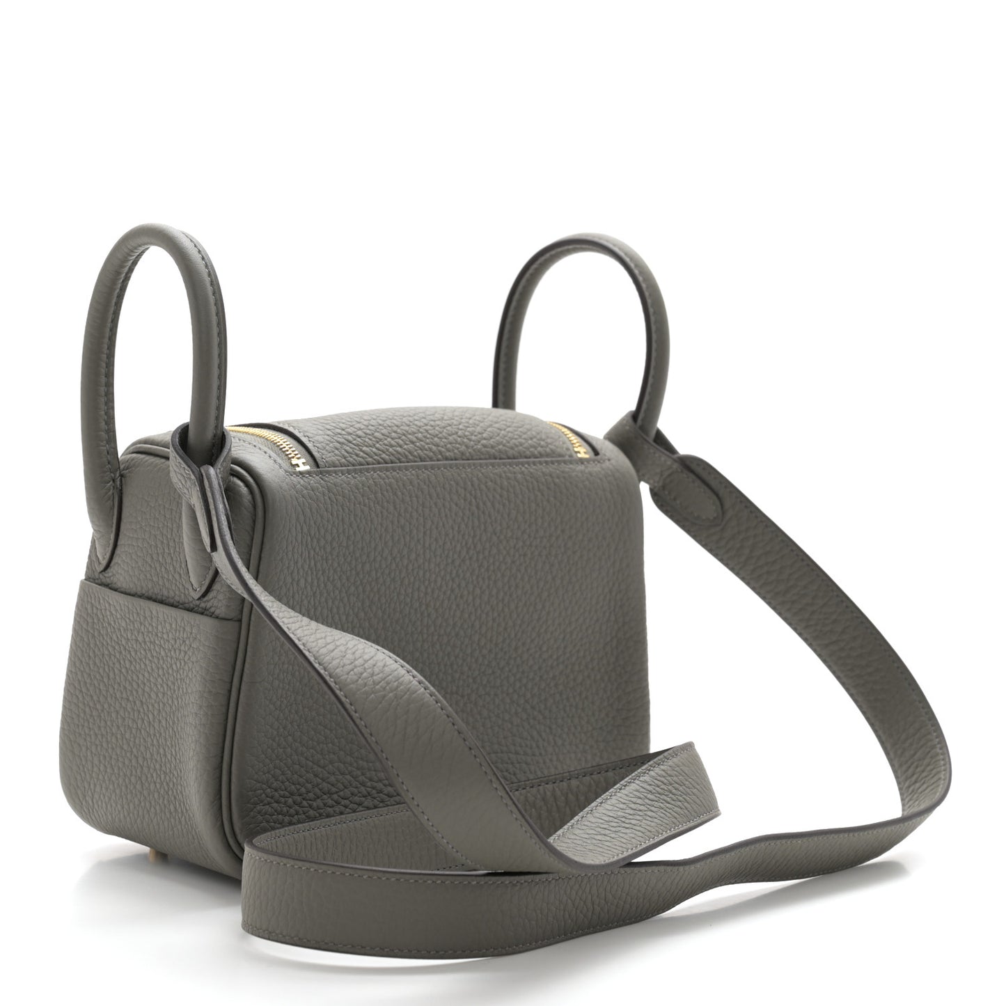 Taurillon Clemence Mini Lindy 20 Gris Meyer