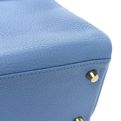 Hermes Taurillon Clemence Kelly Retourne 28 Bleu Paradise 11 of 12