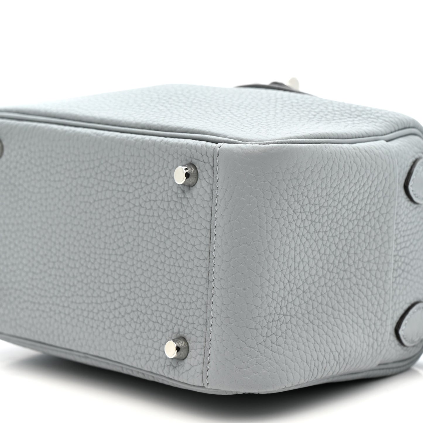 Taurillon Clemence Mini Lindy 20 Gris Pantin