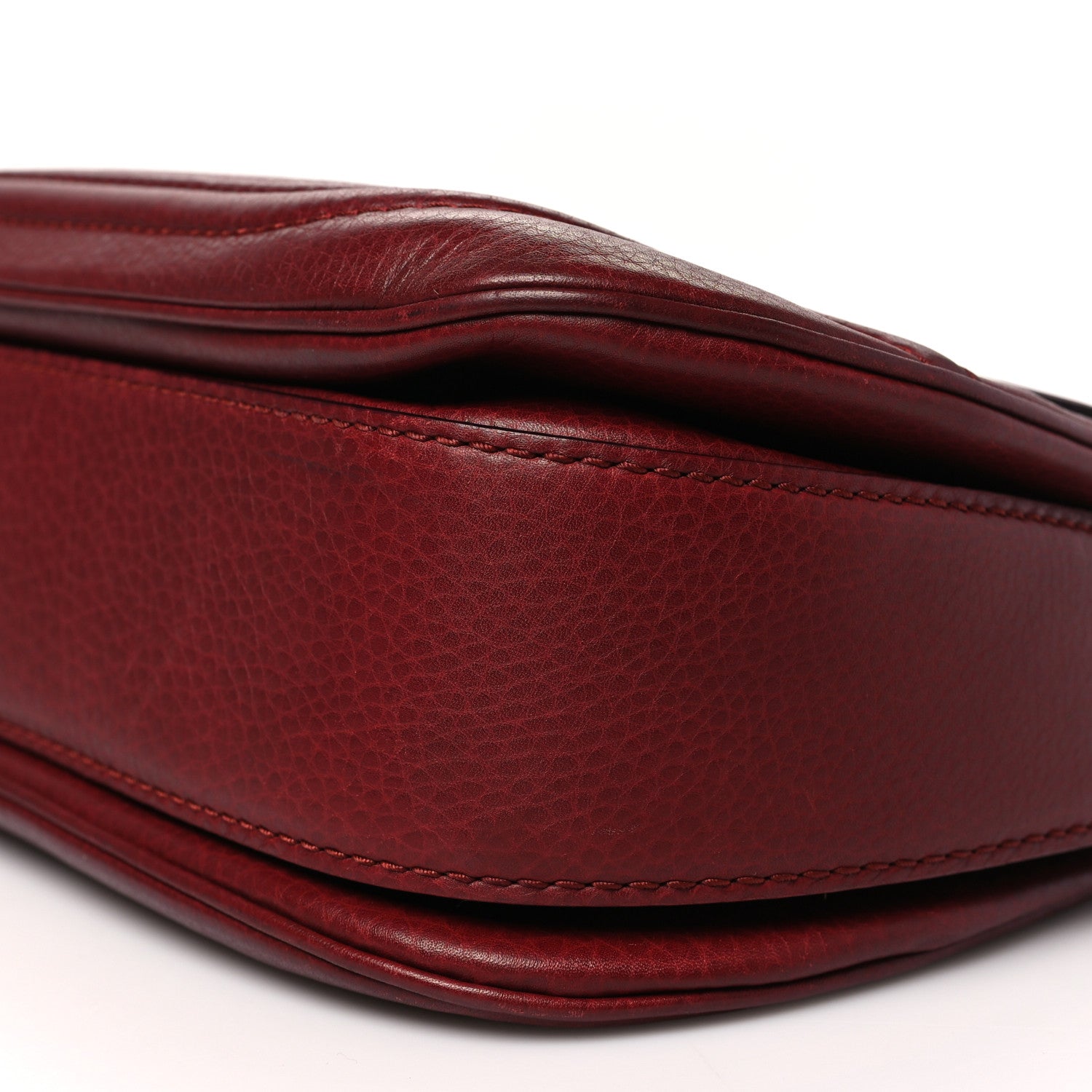 Gucci Calfskin Medium New Bamboo Top Handle Bag Red 10 of 10