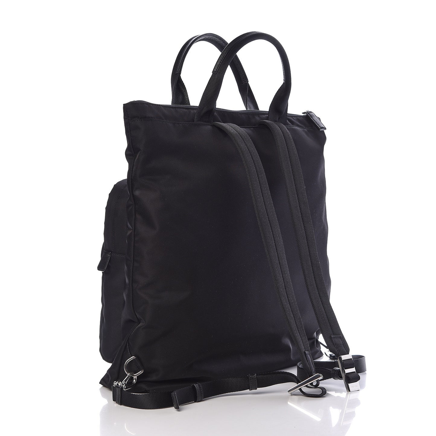 Tessuto Nylon Montagna Tote Backpack Black