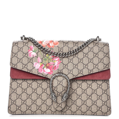 Gucci GG Supreme Monogram Blooms Medium Dionysus Shoulder Bag Beige Multicolor Dry Rose 1 of 7