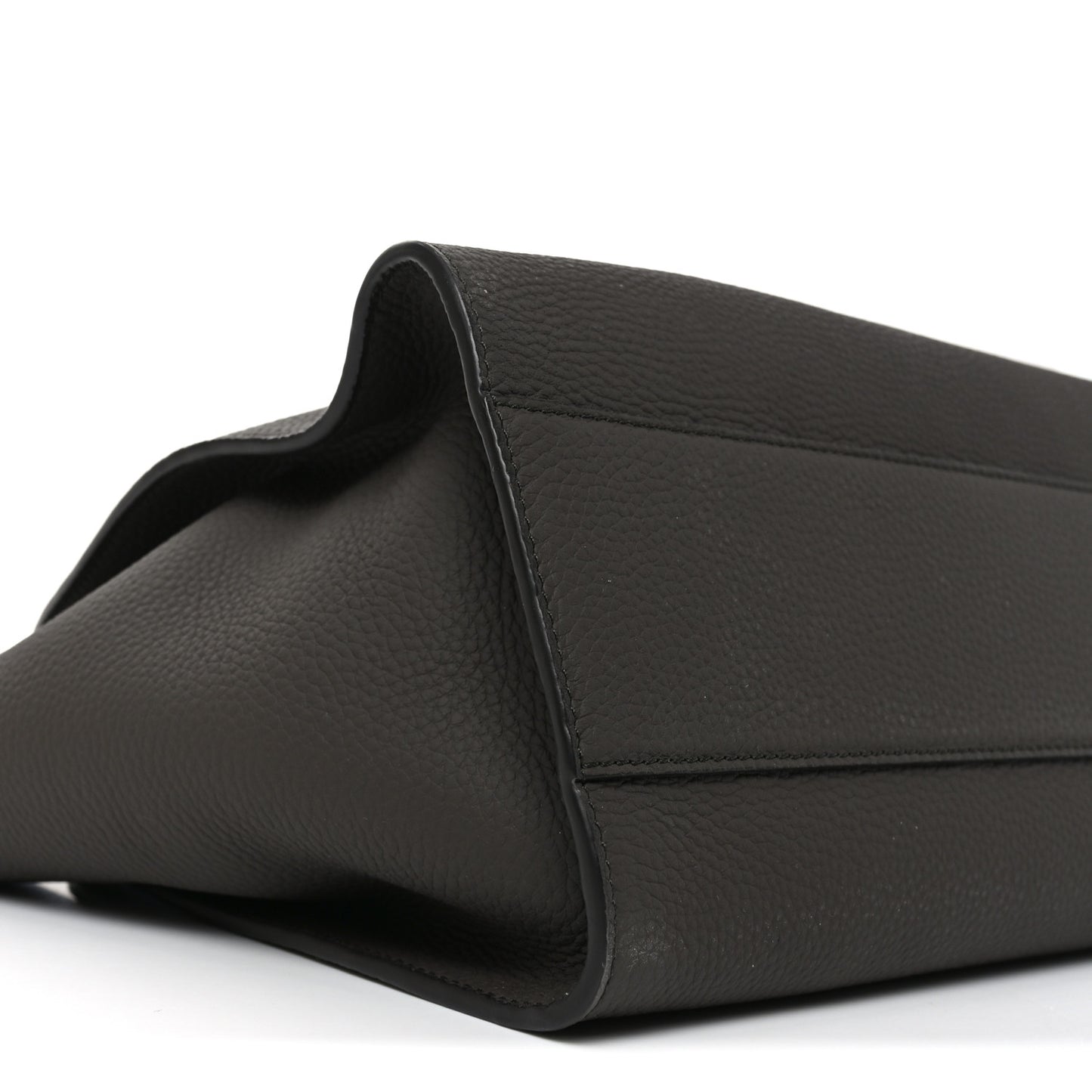 Matte Grained Calfskin Marlo 14 Mid Grey