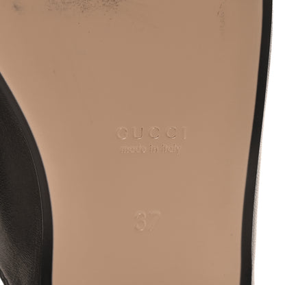 Gucci Malaga Kid Web Womens Princetown Slippers 37 Black 7 of 9