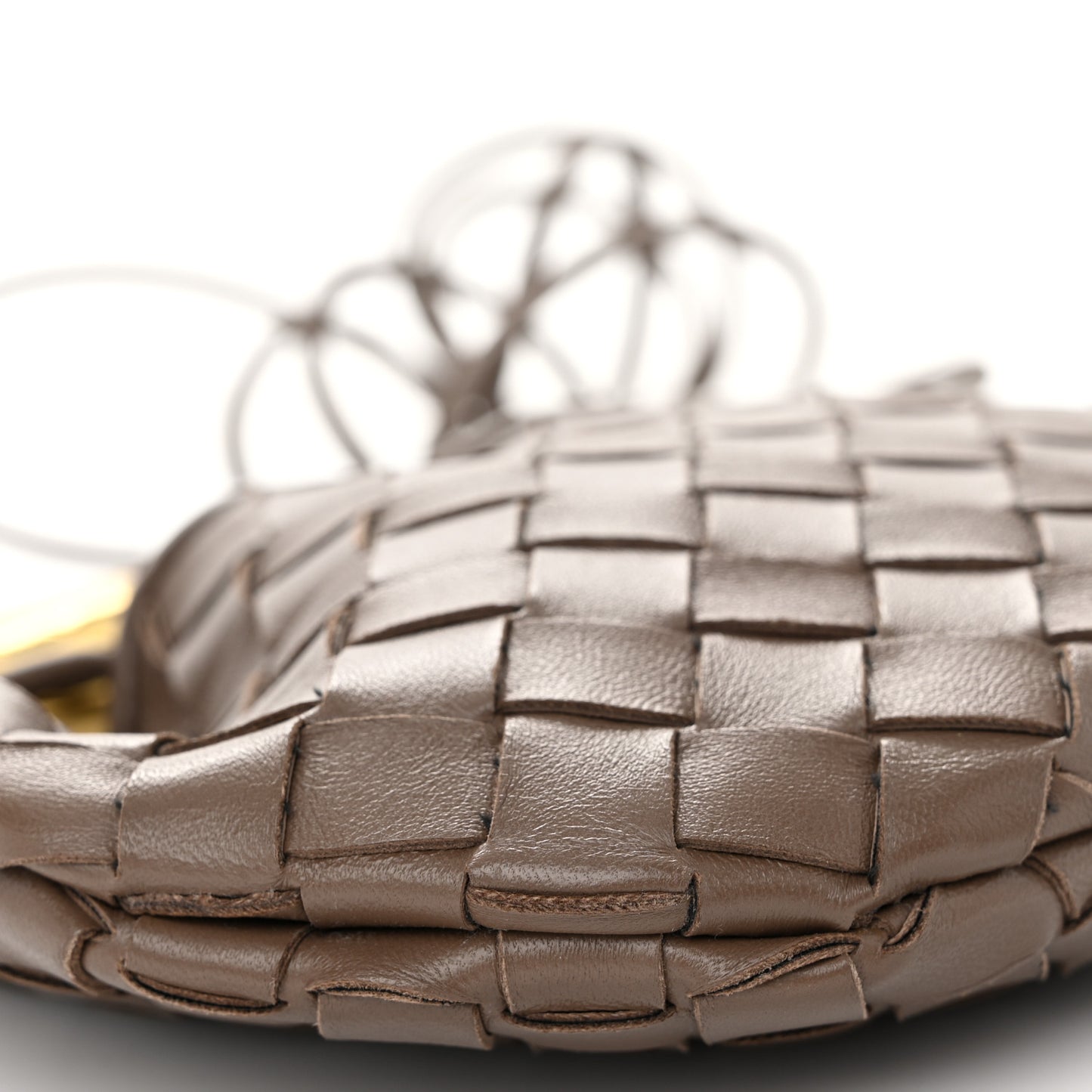 Nappa Intrecciato Mini Sardine Bag Taupe Grey