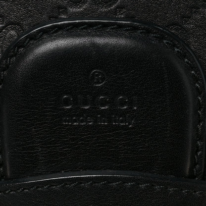 Gucci Guccissima Large Emily Chain Shoulder Bag Black 6 of 9