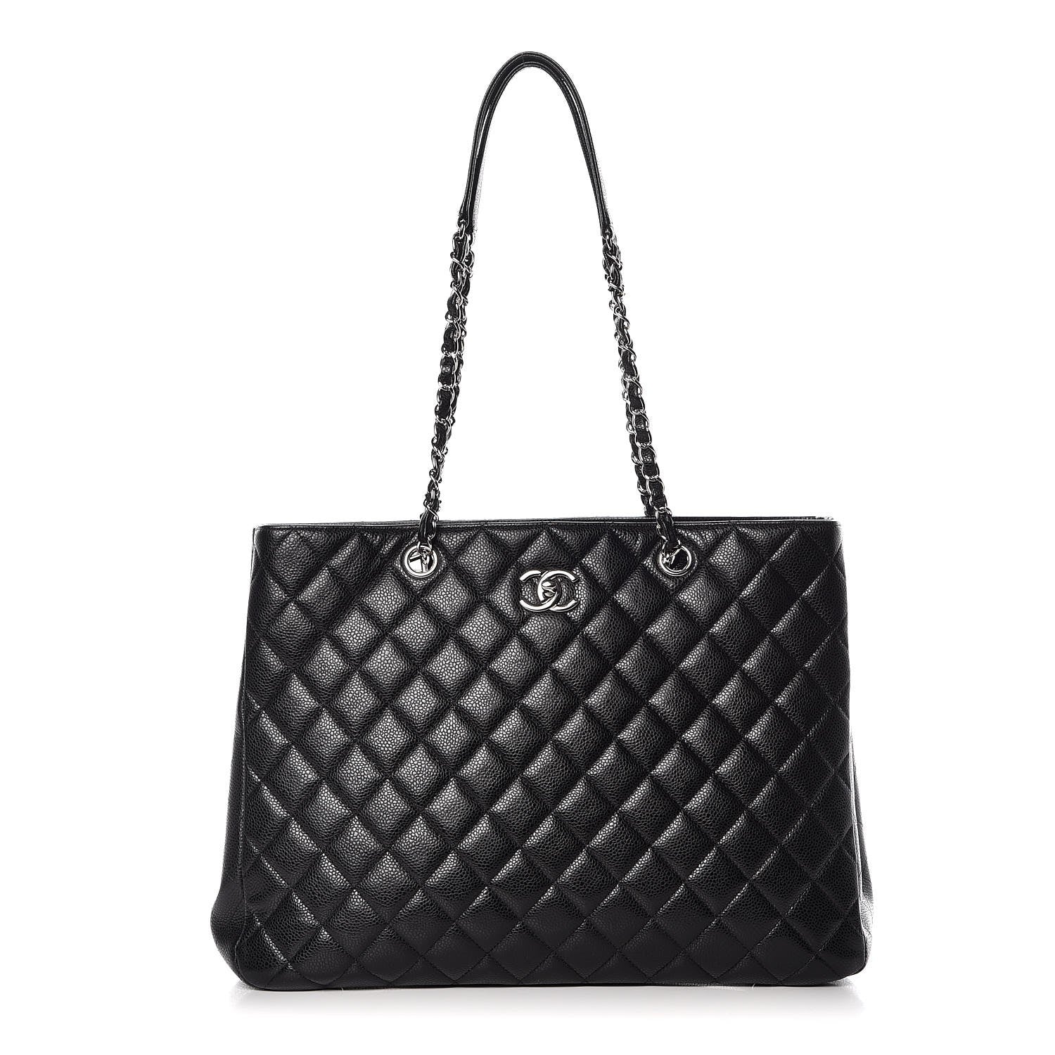Chanel Caviar Quilted Large Shopping Tote Black 1 of 9