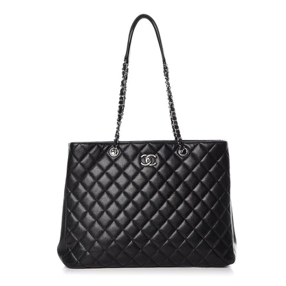 Chanel Caviar Quilted Large Shopping Tote Black 1 of 9