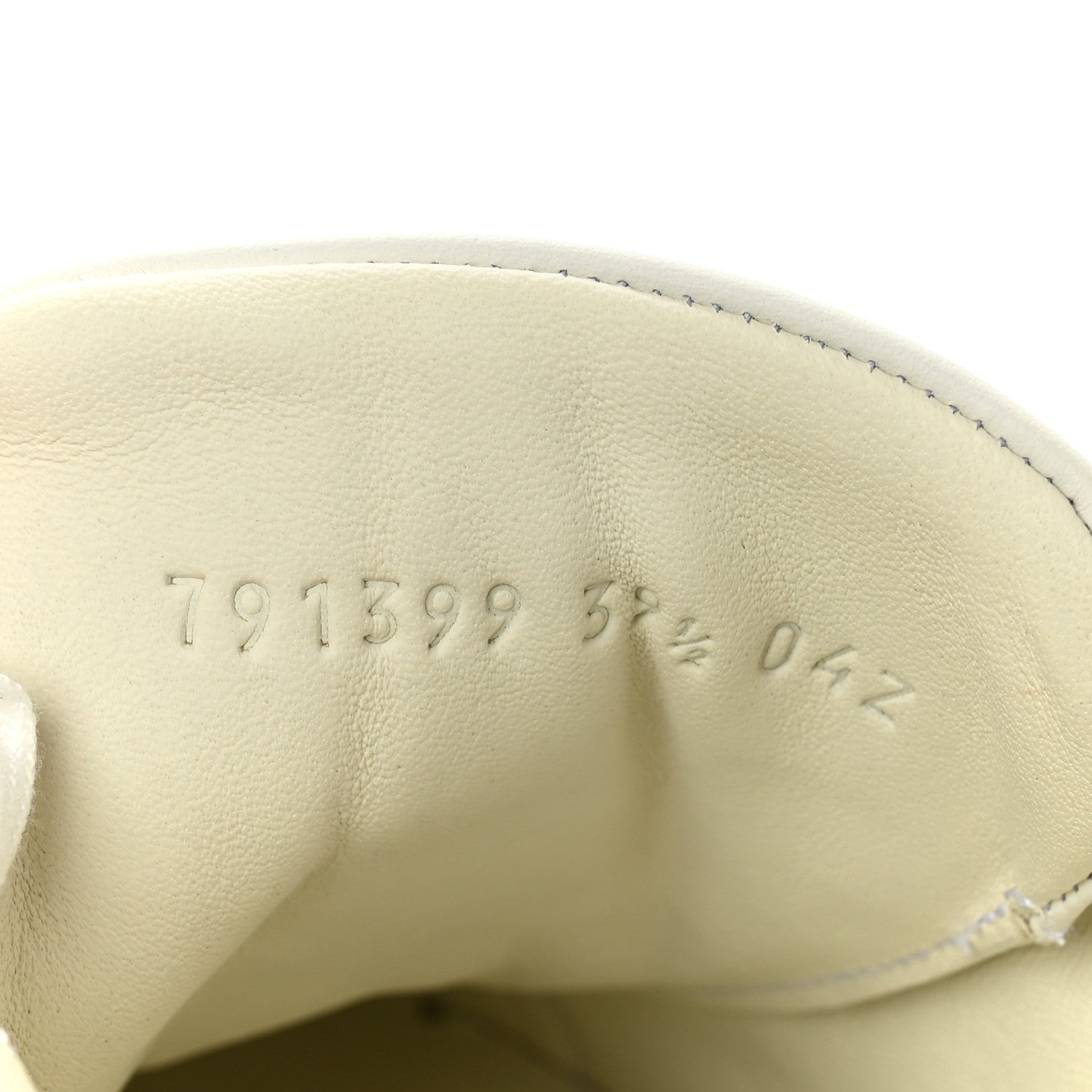 Gucci Ultralight Plume Calfskin Web Womens Ace Platform Sneakers 39.5 White 9 of 10