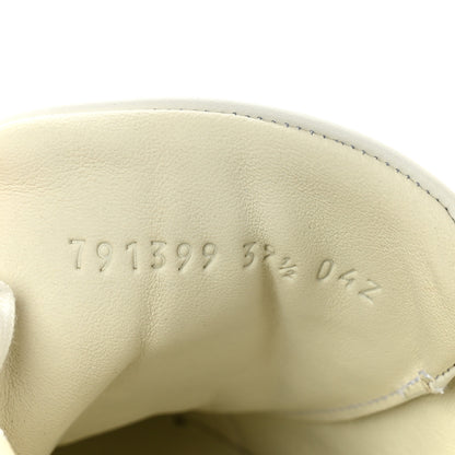 Gucci Ultralight Plume Calfskin Web Womens Ace Platform Sneakers 39.5 White 9 of 10