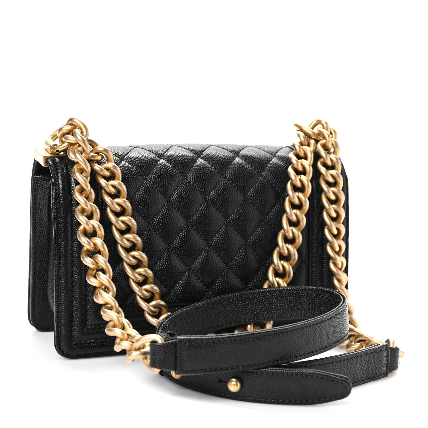 Chanel Caviar Quilted Small Boy Flap Black 3 of 9