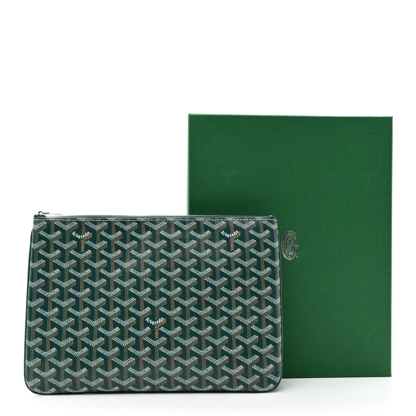 Goyardine Senat Pochette MM Green