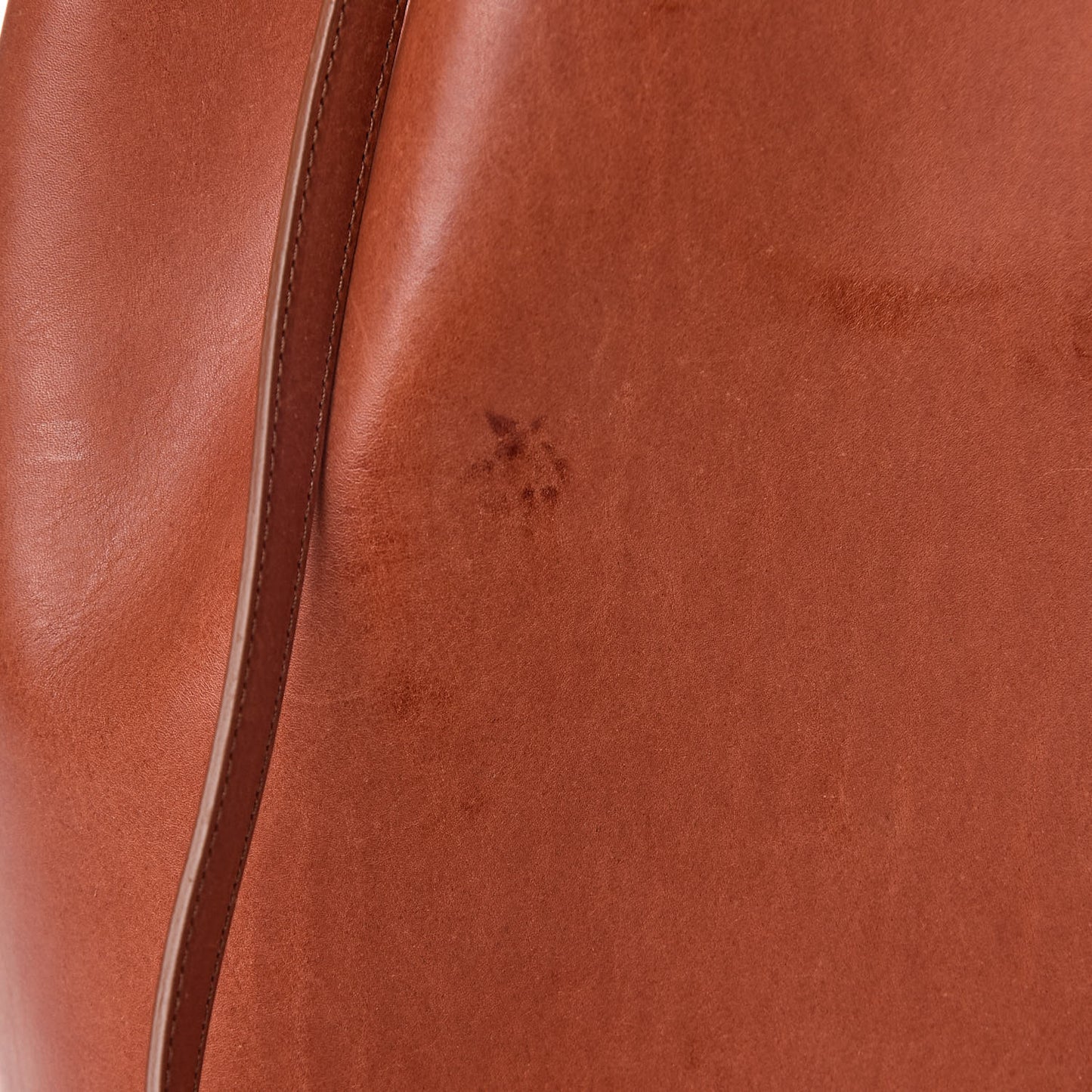 Calfskin Bucket Bag Brandy