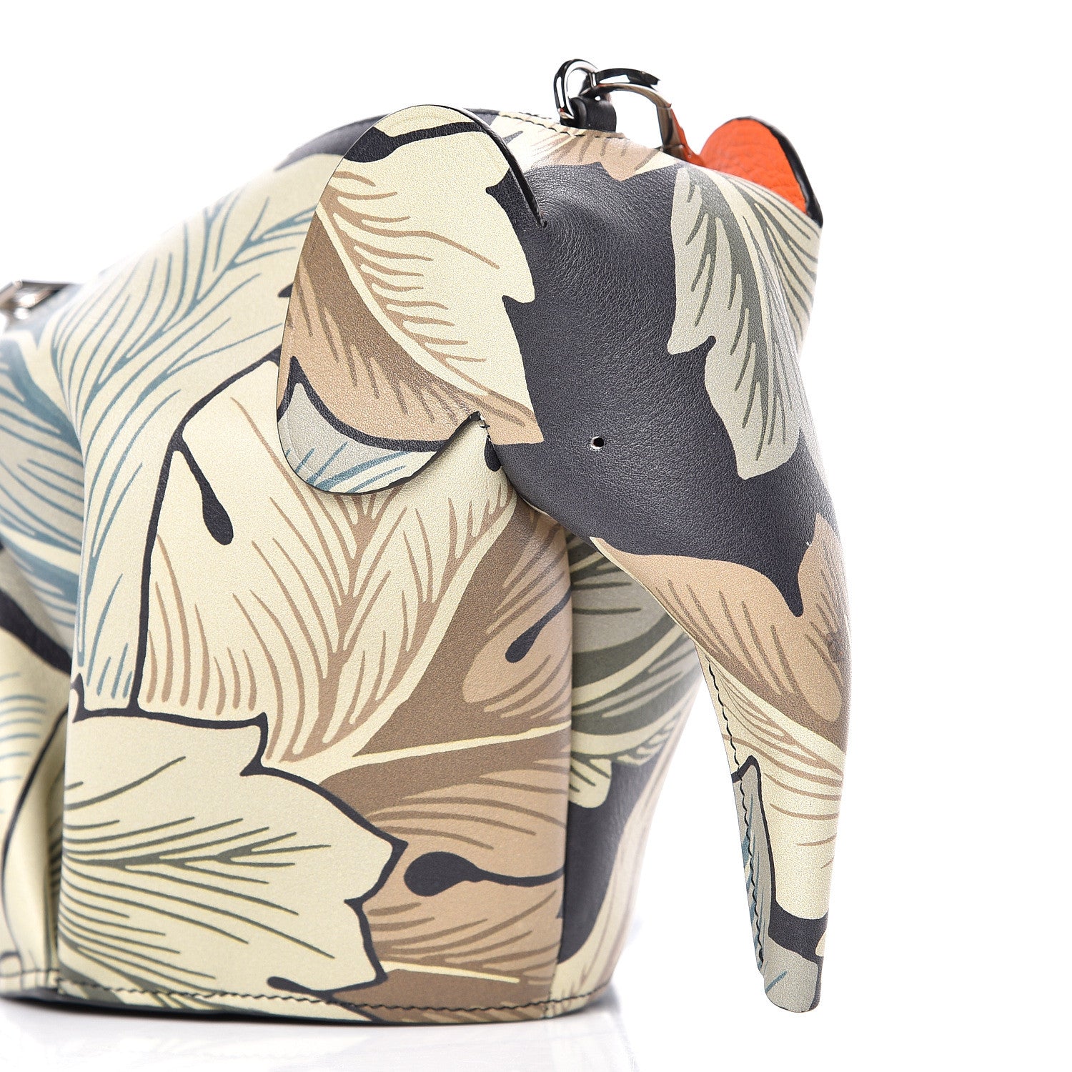 Loewe Calfskin Printed Camo Mini Elephant Crossbody Bag Green 10 of 10