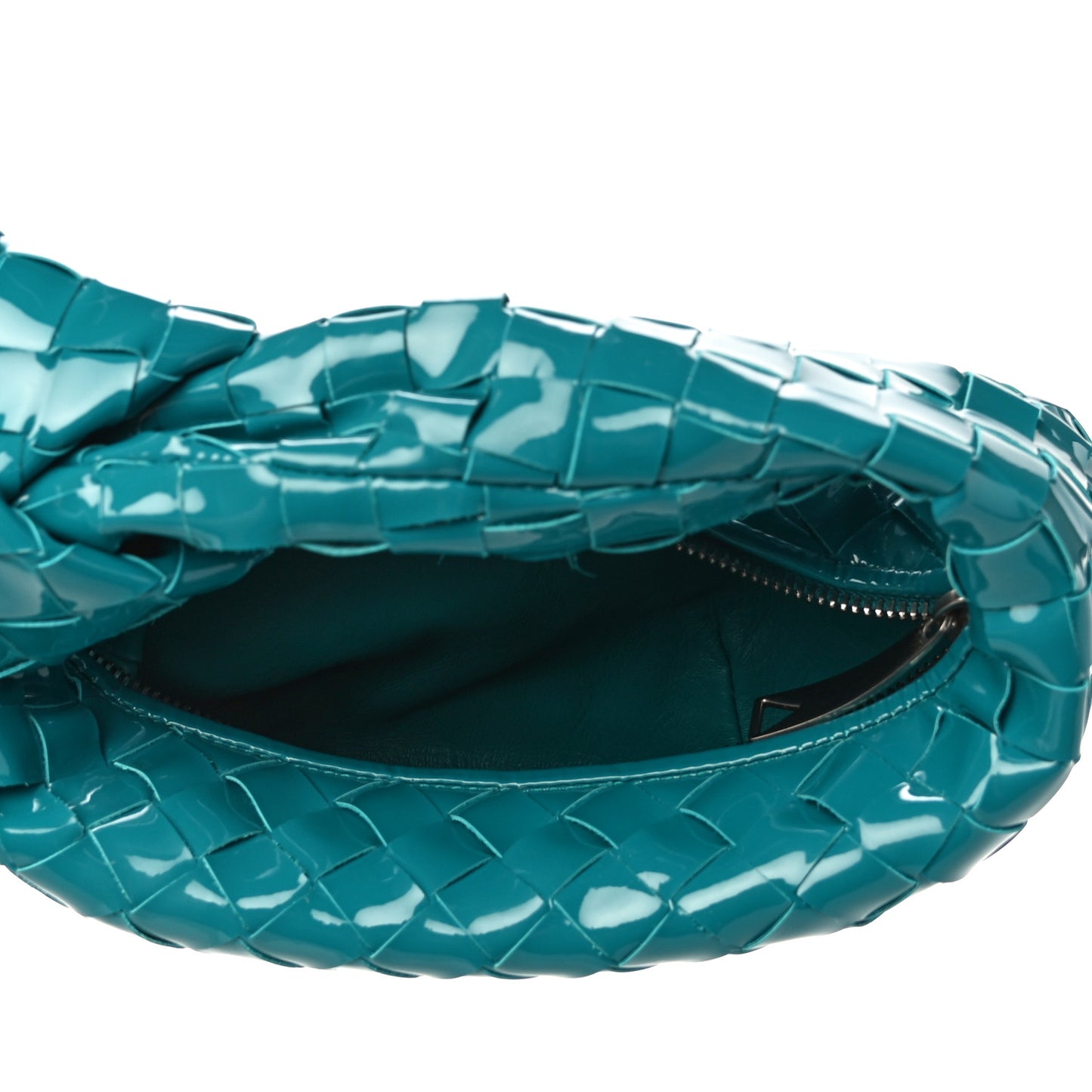 Patent Nappa Intrecciato Mini Jodie Blaster