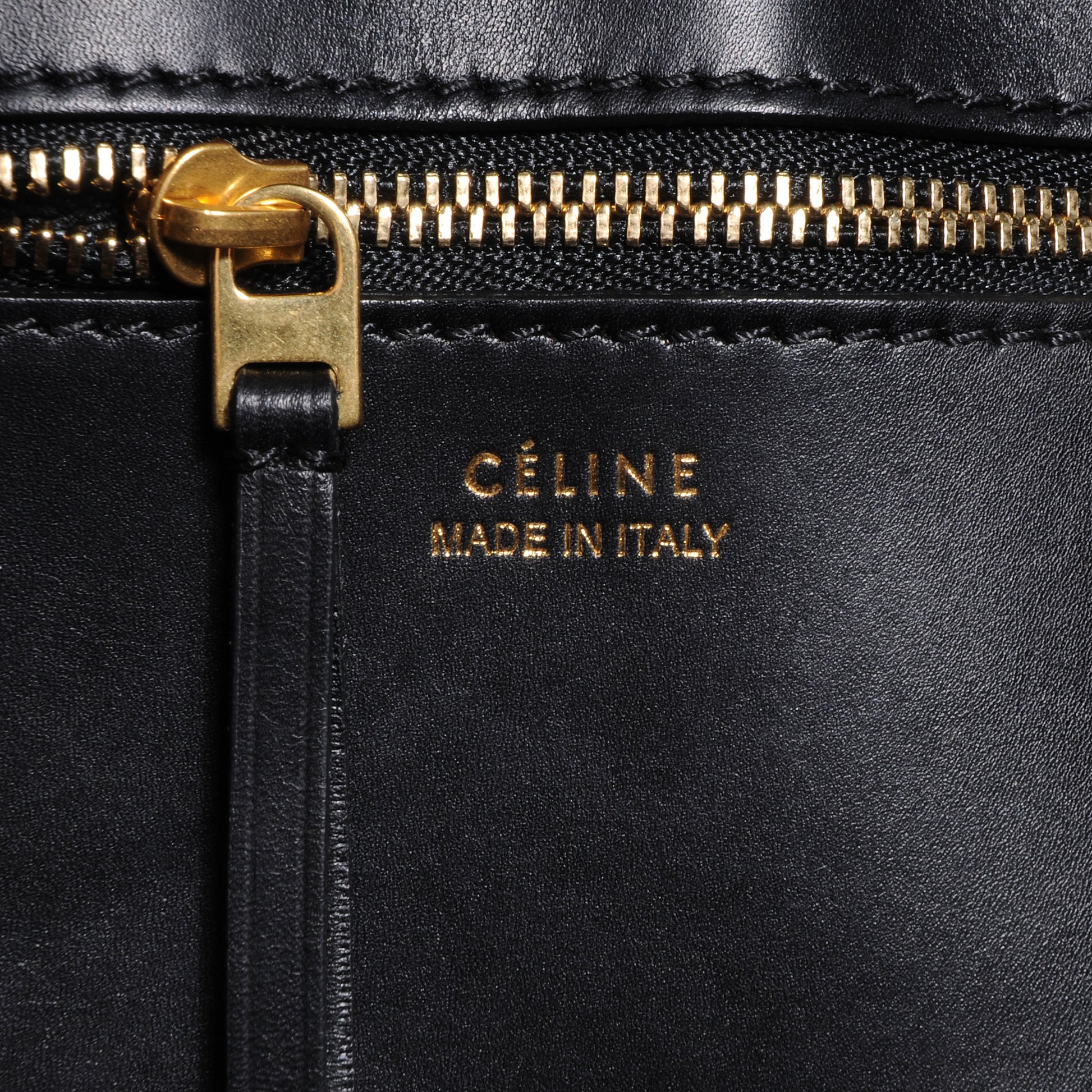 Celine Python Small Tie Knot Tote Navy 6 of 8