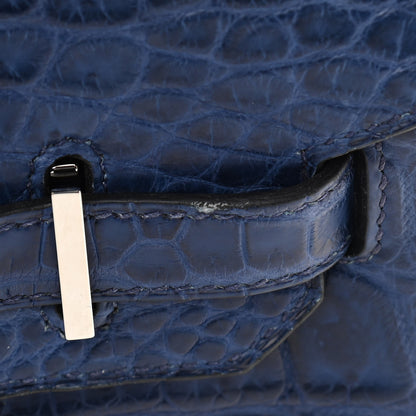 Hermes Matte Niloticus Crocodile Birkin 30 Bleu De Malte 12 of 13