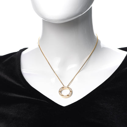Cartier 18K Yellow Gold Diamond LOVE Paved Necklace 2 of 5