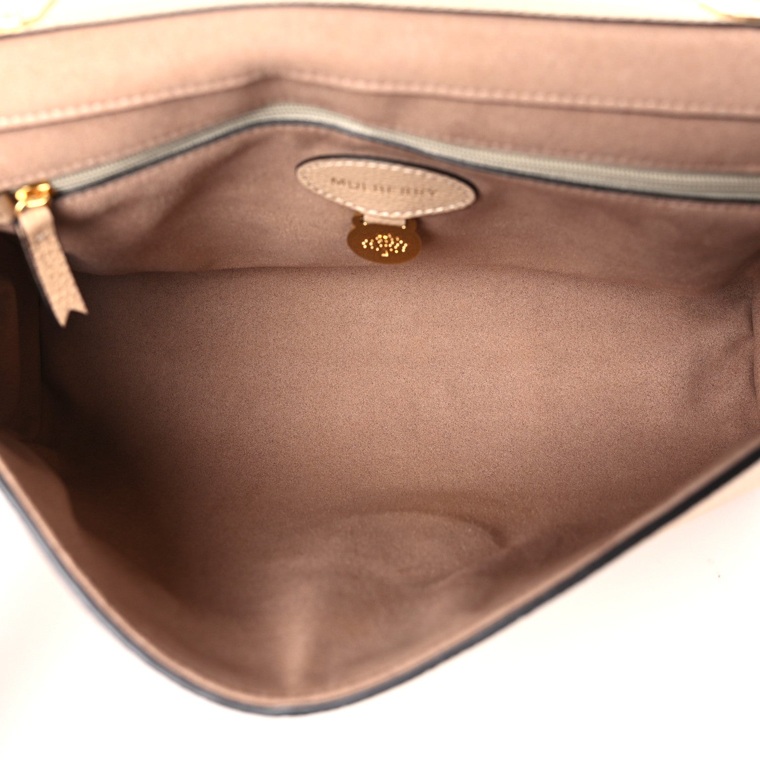 Mulberry Small Classic Grain Calfskin Medium Lily Flap Beige 5 of 8