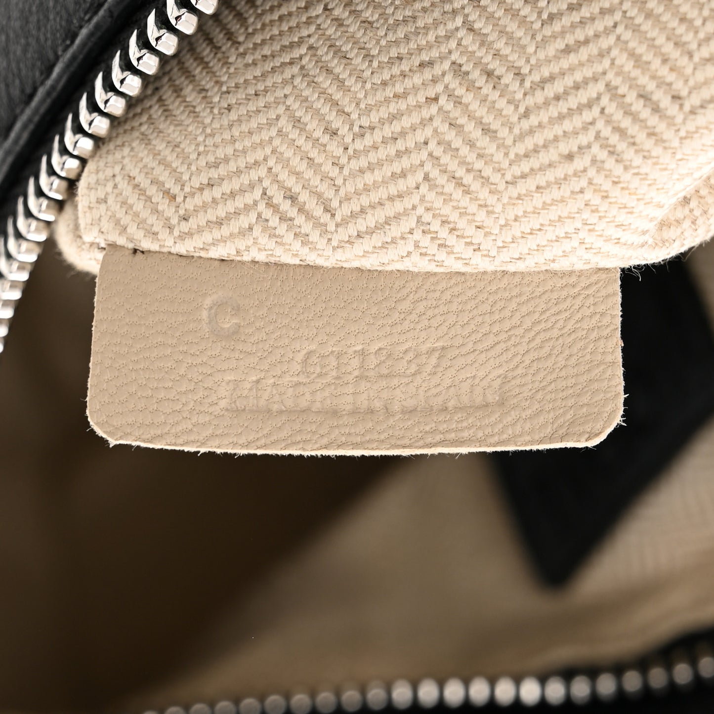 Calfskin Small Puzzle Bag Black