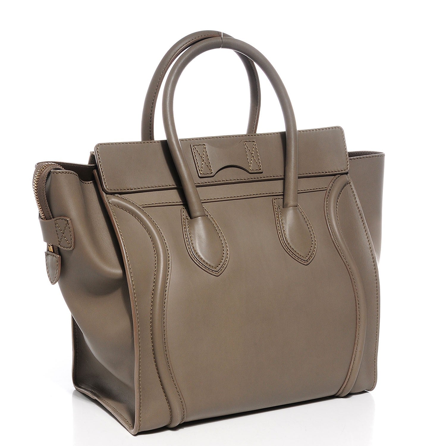 Celine Smooth Calfskin Mini Luggage Souris 3 of 8