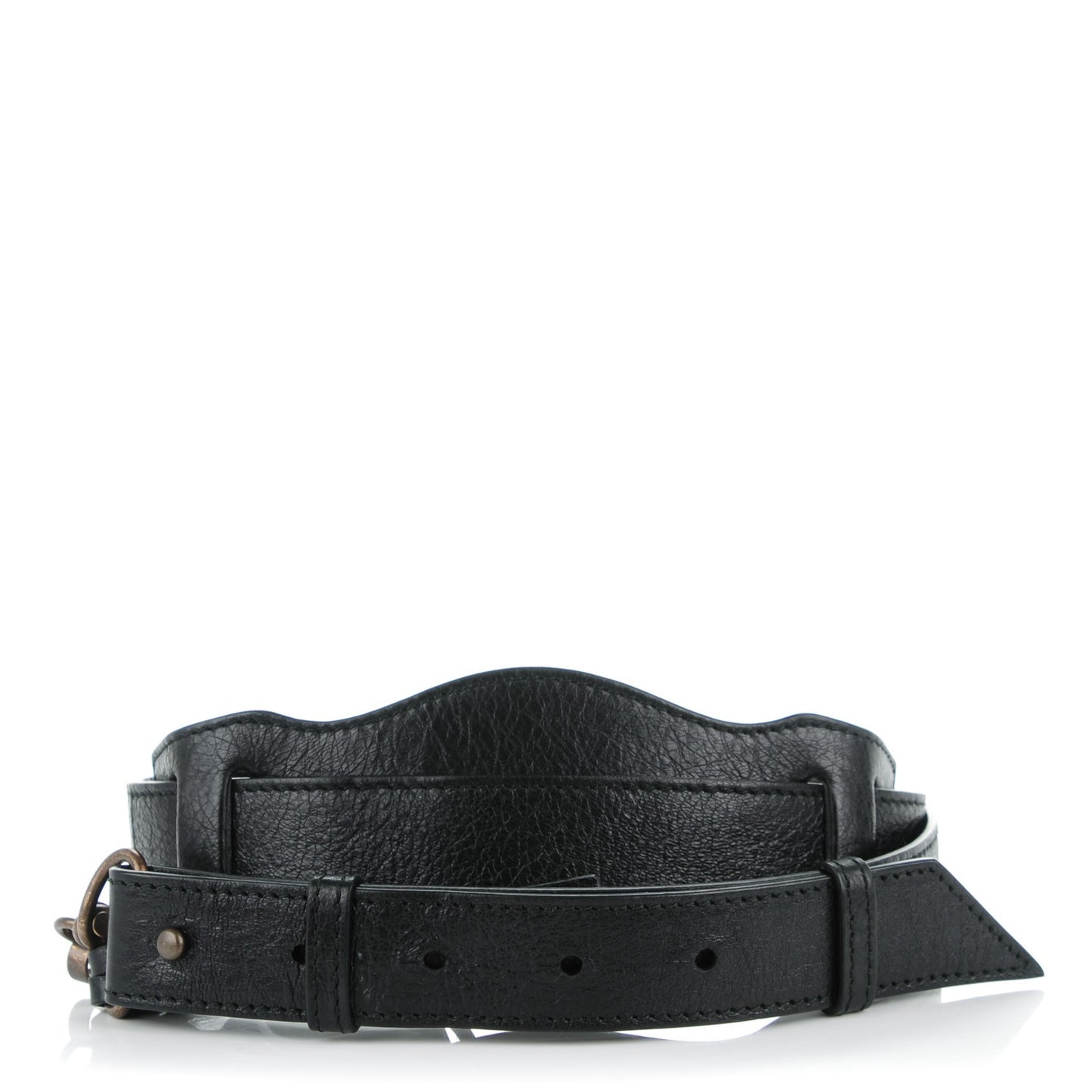 Agneau Shoulder Strap Black