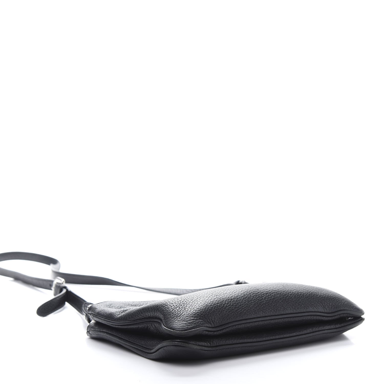 Prada Vitello Daino Double Zip Crossbody Bag Black 4 of 12