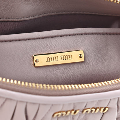 Miu Miu Nappa Matelasse Crossbody Orchidea 6 of 8