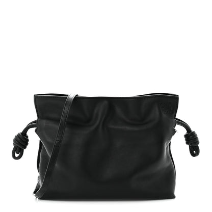 Loewe Calfskin Mini Flamenco Knot Clutch Black 1 of 11