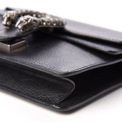 Gucci Calfskin Mini Dionysus Shoulder Bag Black 6 of 12