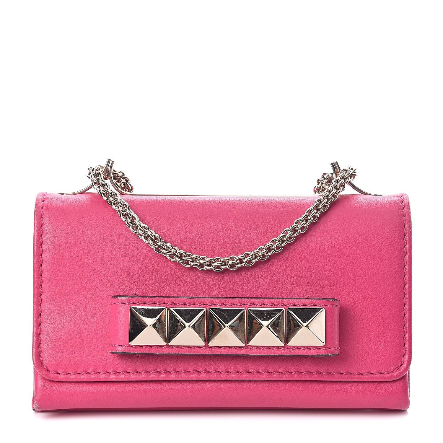 Valentino Garavani Nappa Mini Va Va Voom Shoulder Bag Pop Fuxia 1 of 8