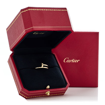 Cartier 18K Yellow Gold Small Juste Un Clou Ring 55 7.25 5 of 5