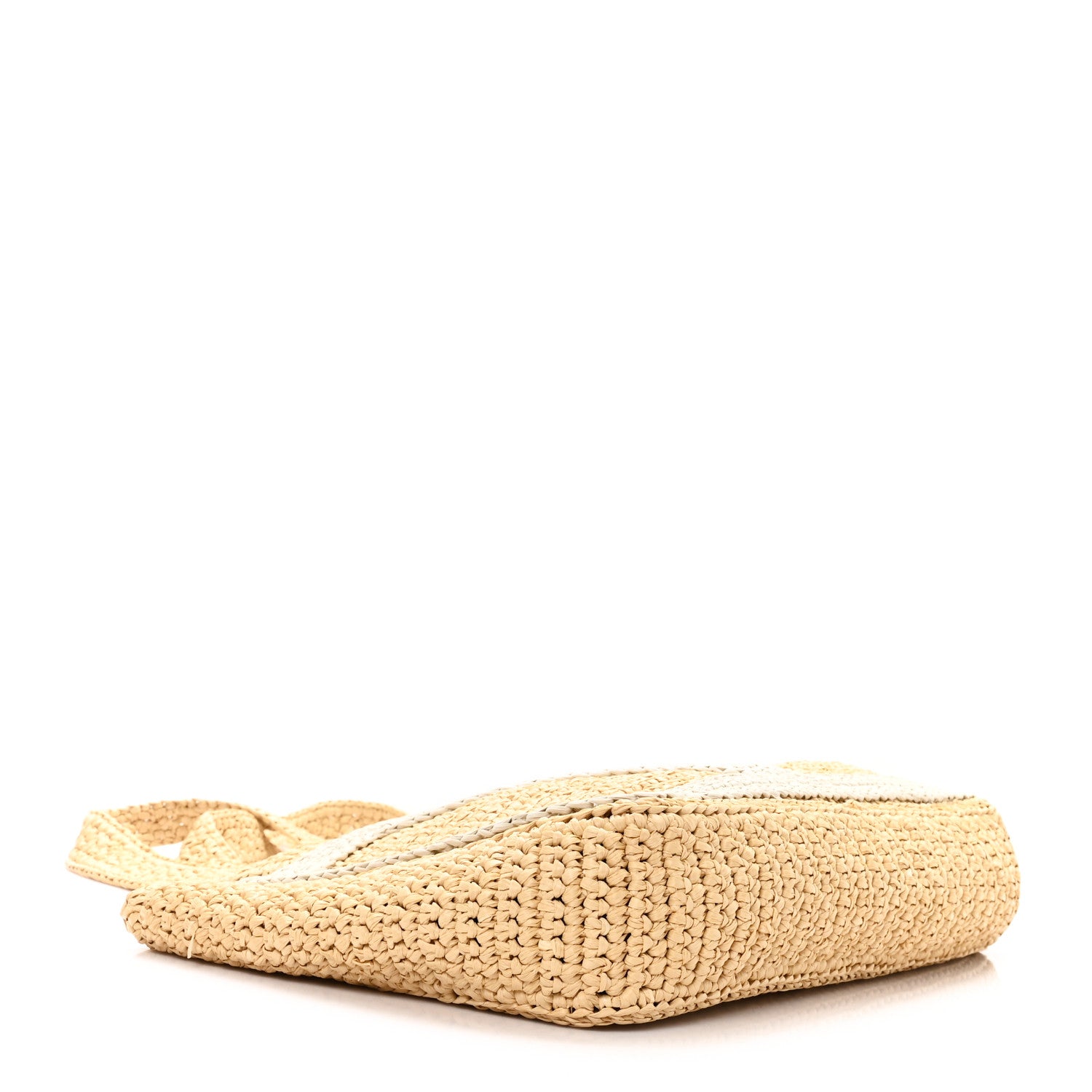 Valentino Garavani Raffia V Shoulder Bag 4 of 10