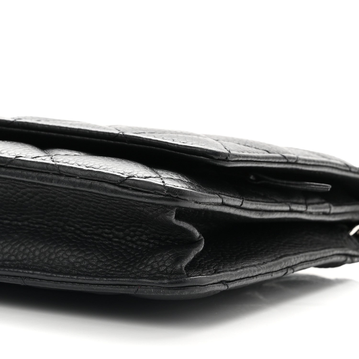 Chanel Caviar Quilted Wallet On Chain WOC Black 11 of 12