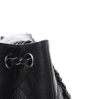 Chanel Caviar Quilted Flap Tote Black 12 of 14