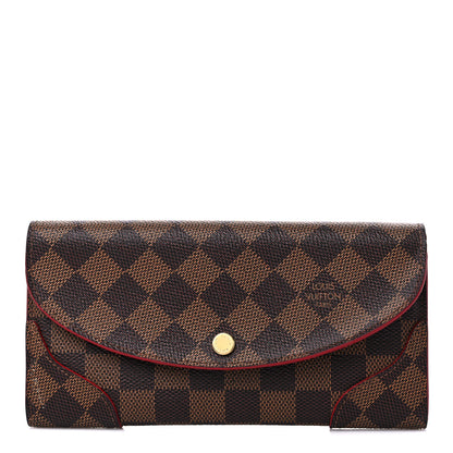 Louis Vuitton Damier Ebene Caissa Wallet Cherry 1 of 10