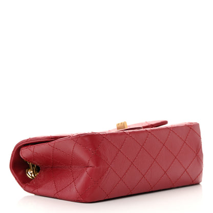 Chanel Aged Calfskin Quilted 2.55 Reissue Mini Flap Red 4 of 17