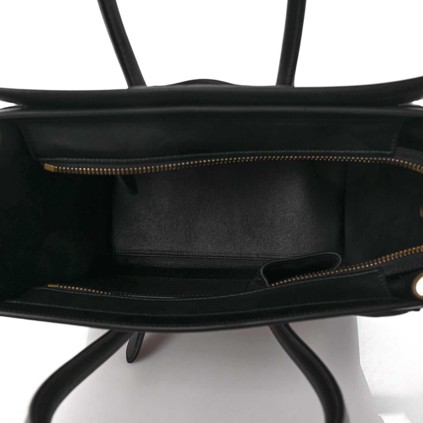 Goatskin Smooth Calfskin Micro Tri-Color Luggage Olive