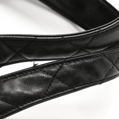 Saint Laurent Lambskin Quilted Maxi Icare Shopping Tote Black 17 of 20