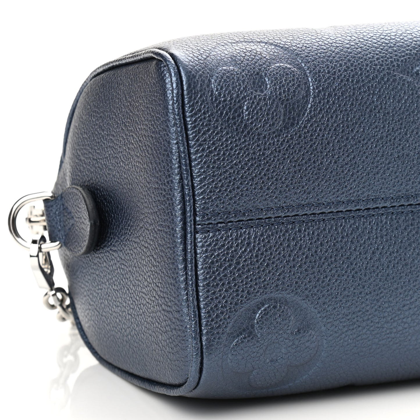 Metallic Empreinte Monogram Giant Speedy Bandouliere 20 Navy Nacre