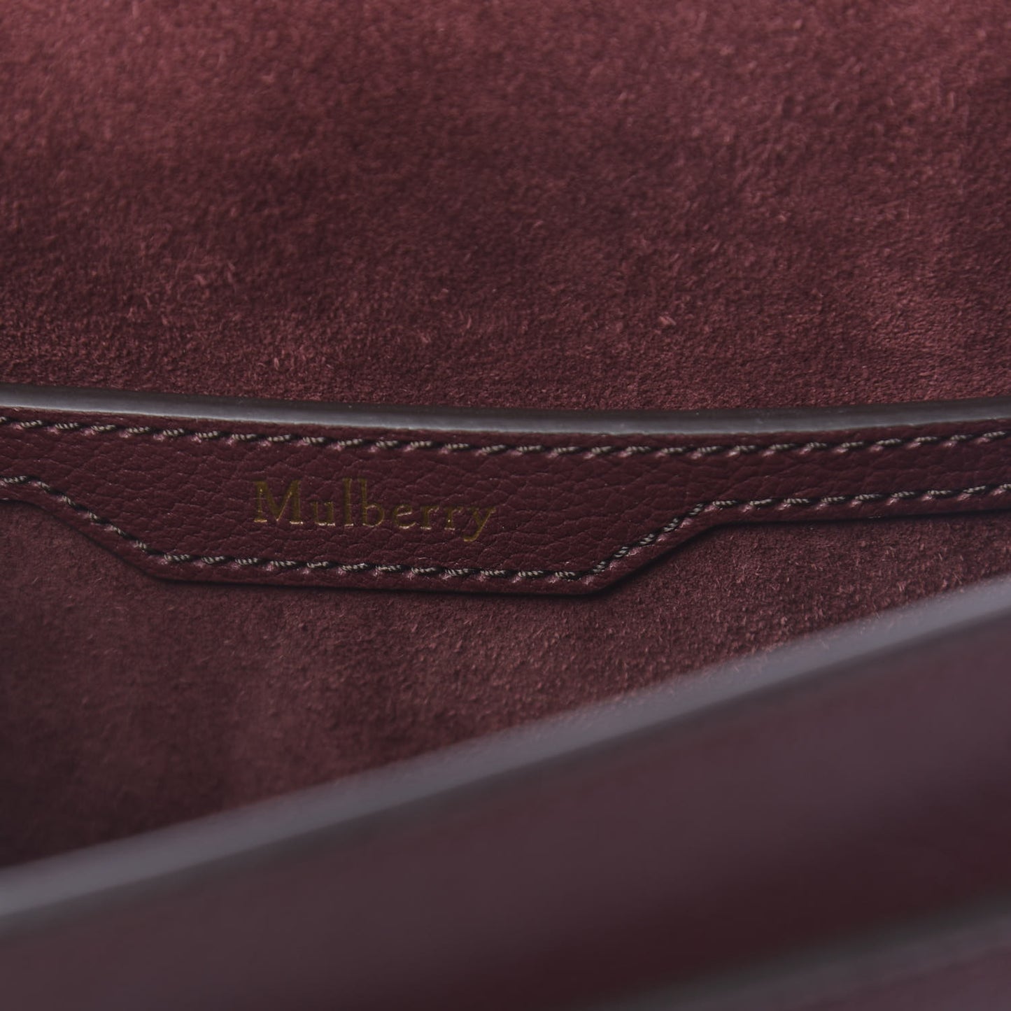 Textured Goatskin Calfskin Tenby Shoulder Bag Burgundy