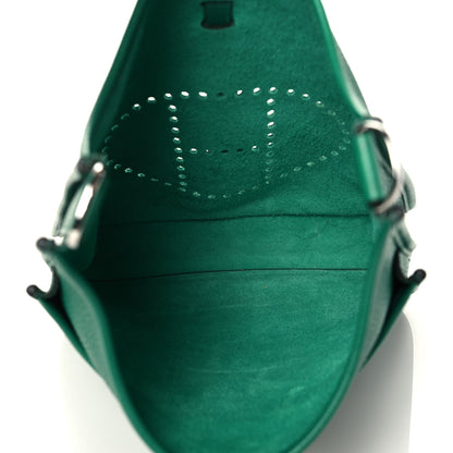Hermes Taurillon Clemence Evelyne III PM Vert Vertigo 4 of 10