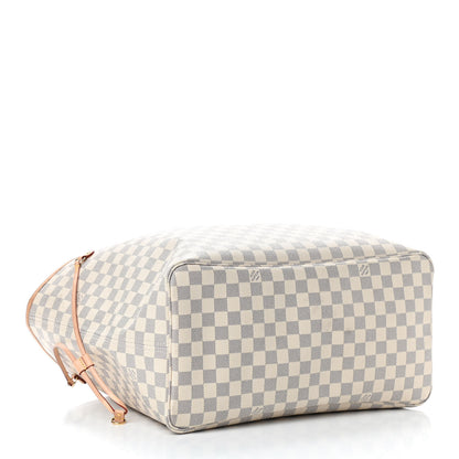 Louis Vuitton Damier Azur Neo Neverfull GM Rose Ballerine 4 of 9