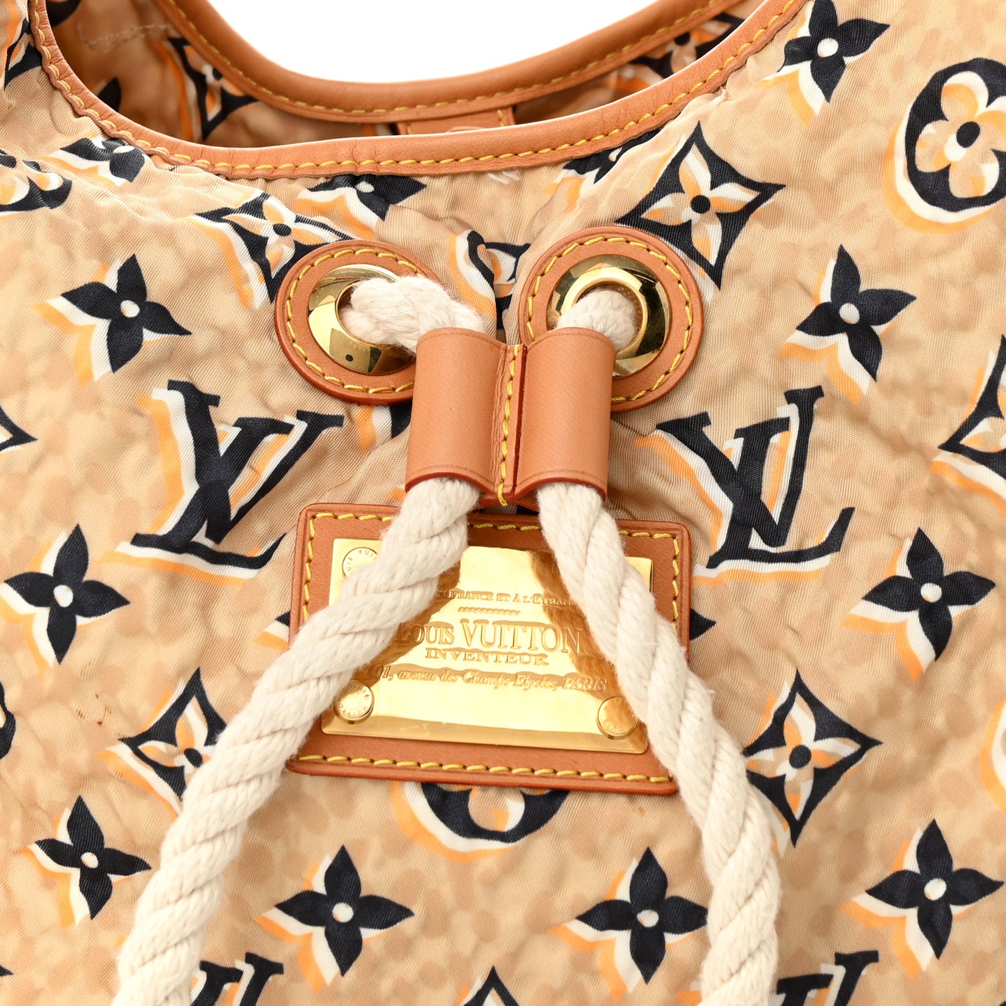 Canvas Monogram Cruise Bulles MM Natural