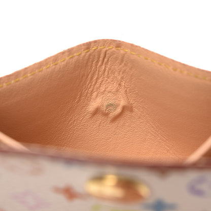 Louis Vuitton Monogram Multicolor Business Card Holder White 8 of 9
